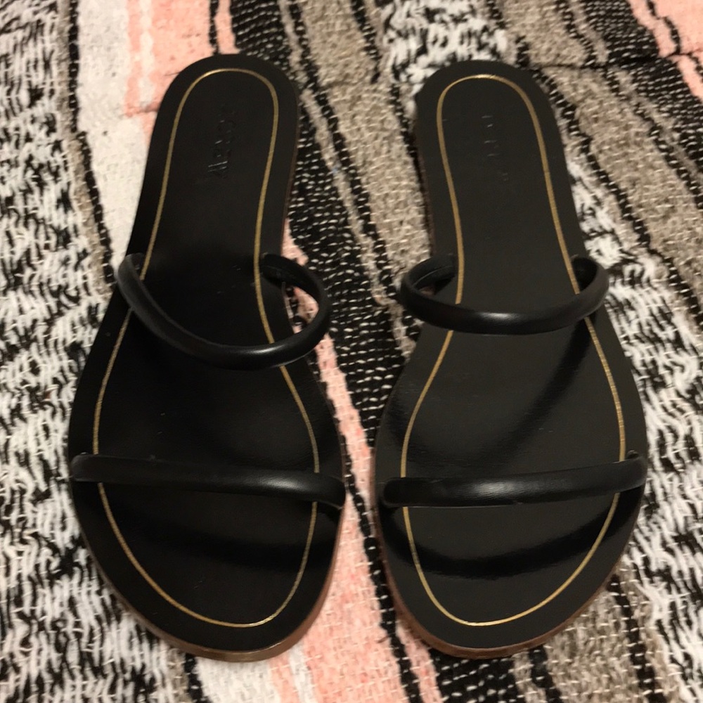 J. Crew black rare flats